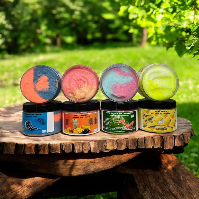 FOAMING BODY SCRUBS