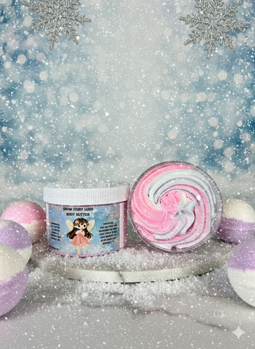 Snow Fairy Lush (12oz Jars) Whipped body butters